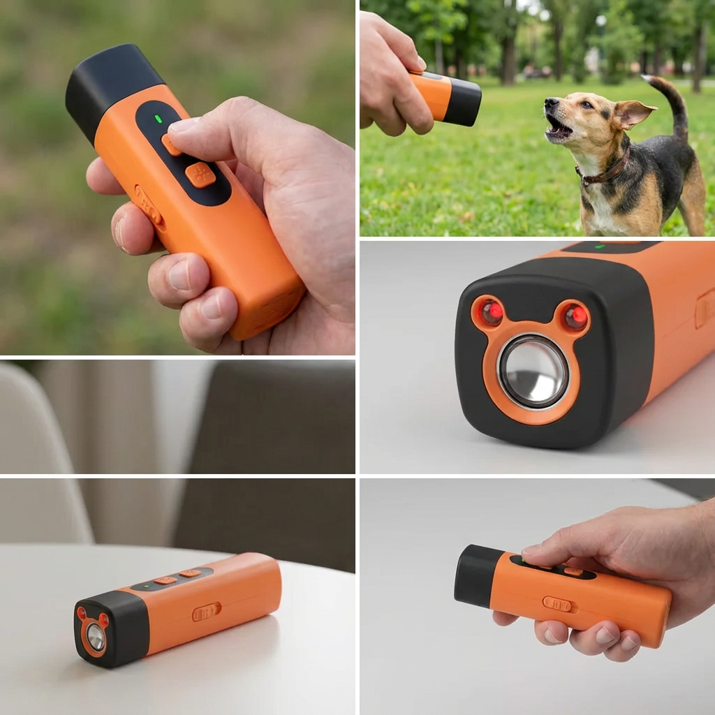 Mini ultrasonic dog repeller