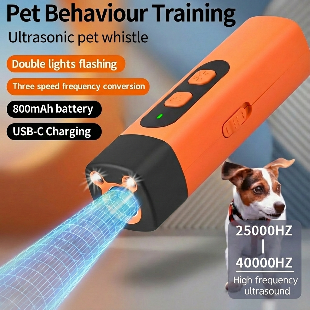 Mini ultrasonic dog repeller